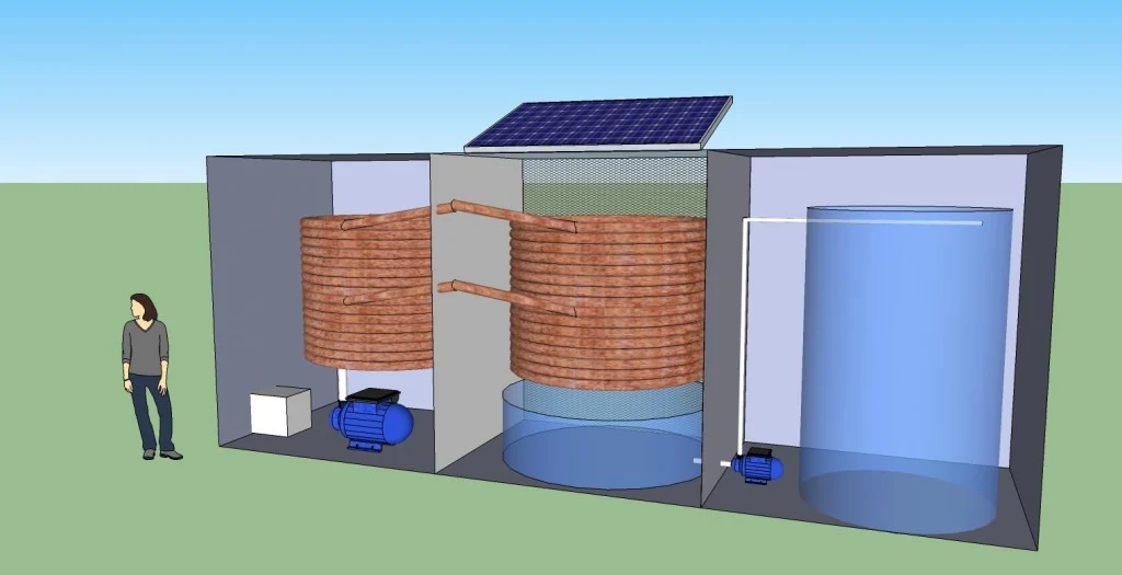 Atmospheric water generator concept