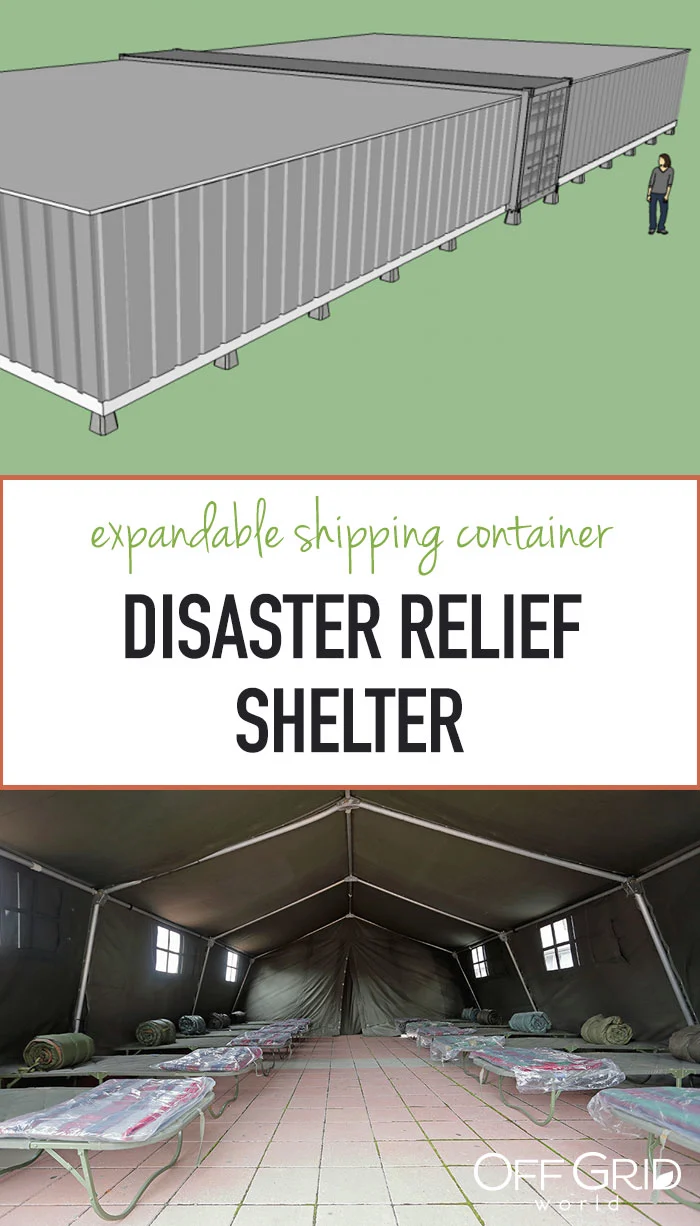 Shipping container disaster relief