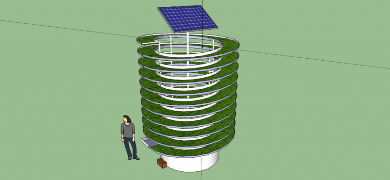 SOLAR POWERED VERTICAL AQUAPONICS SYSTEM - Off Grid World