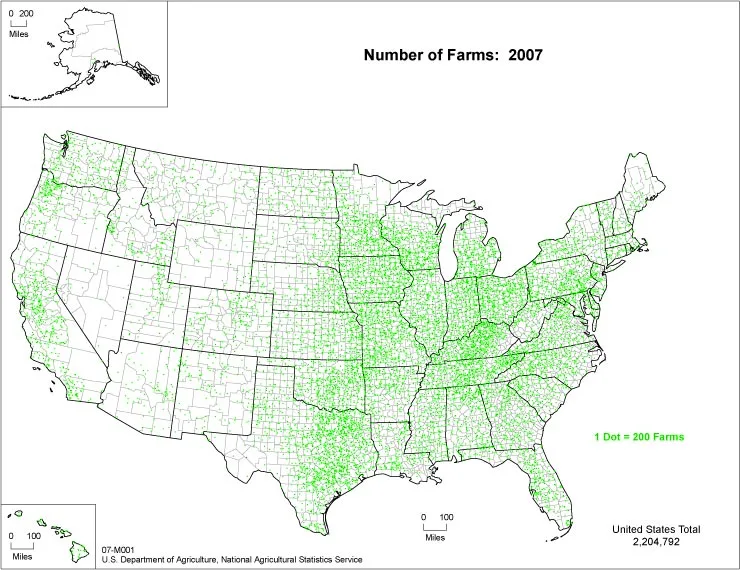 Farms Map USA