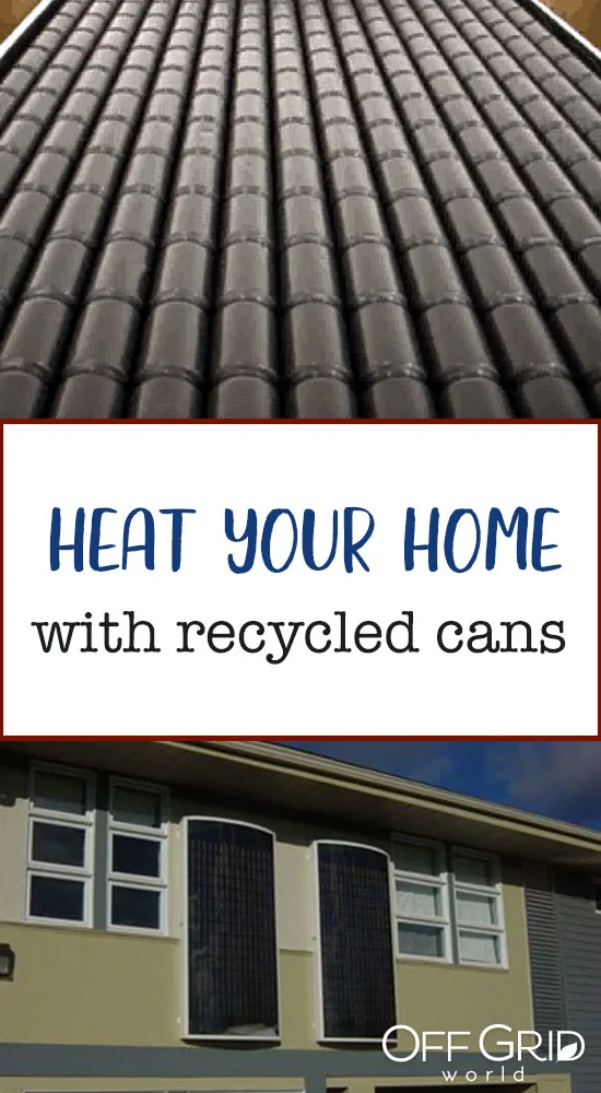 Heat your home with aluminum cans