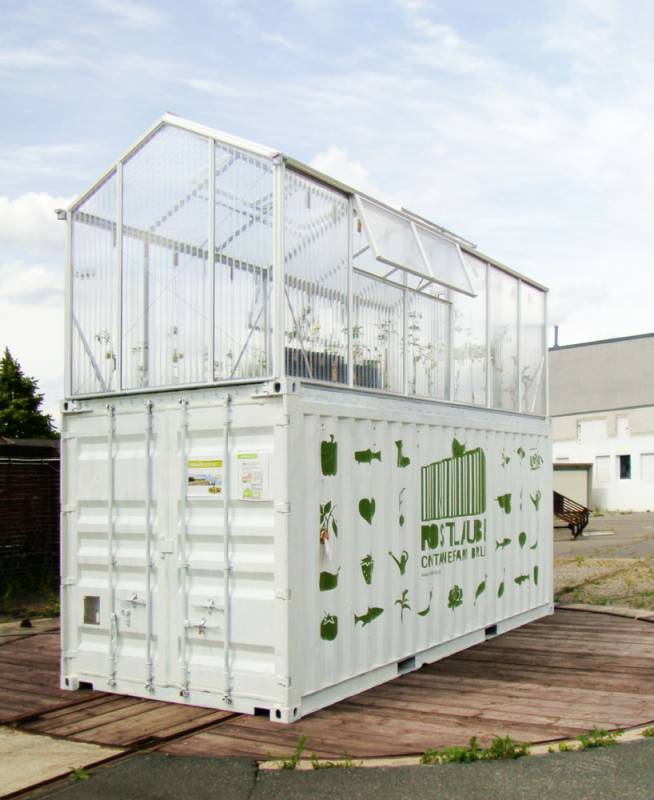 shipping container greenhouse is awesome urban farm-in-a