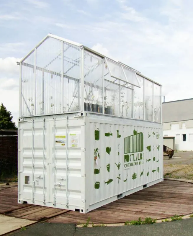 Urbanfarmunit Shipping Container Greenhouse