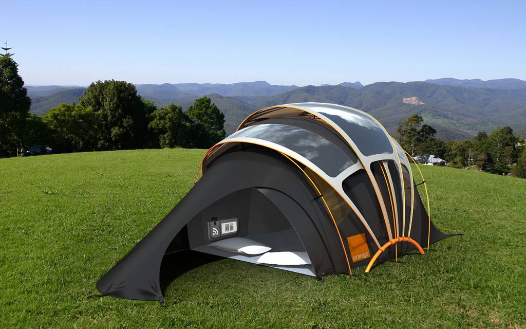 Solar Powered Tent Concept is Off Grid Campers Dream & Can Power Your Mobile Gadgets