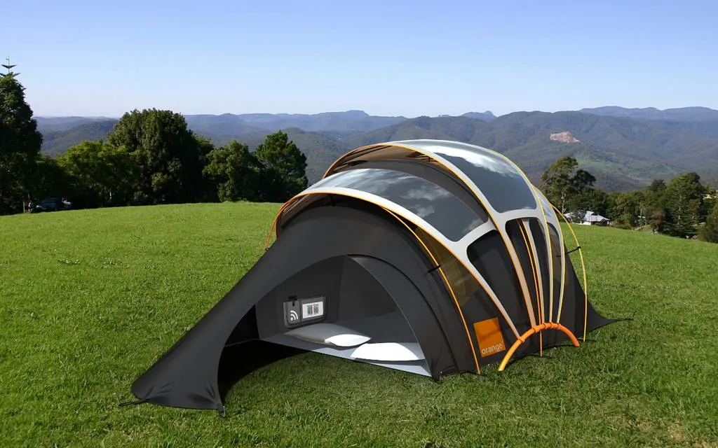 Orange Solar Concept Tent