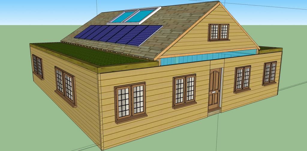 12 Steps How To Build a Cozy 1720sqft Solar Powered Shipping Container Cabin with Living Roof
