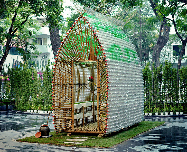 Beautifully Ingenious Greenhouse in Vietnam is Made From Recycled 