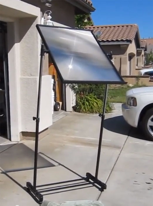 Build a Fresnel Lens Solar Cooker for Free - Off Grid World