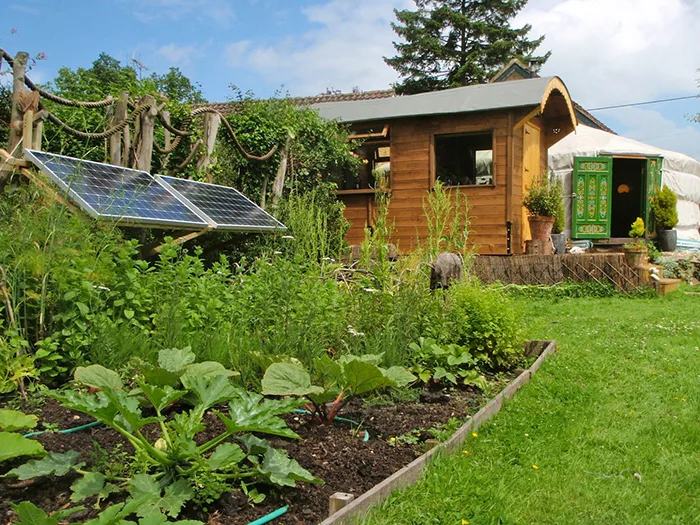 Solar powered cabin