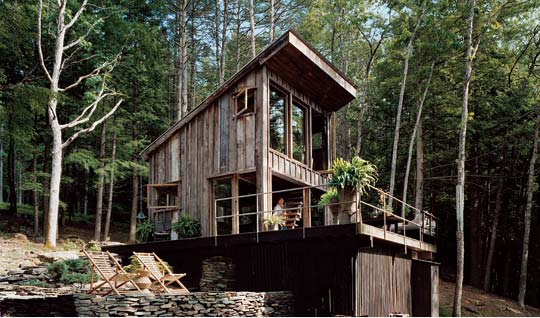 Off grid cabin in New York