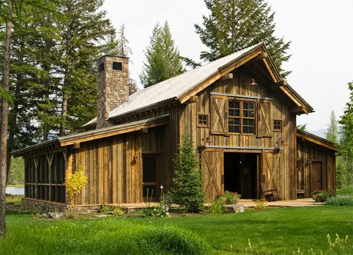 Barn-style cabin