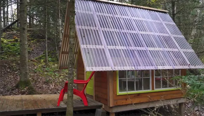 tiny cabin built for 300