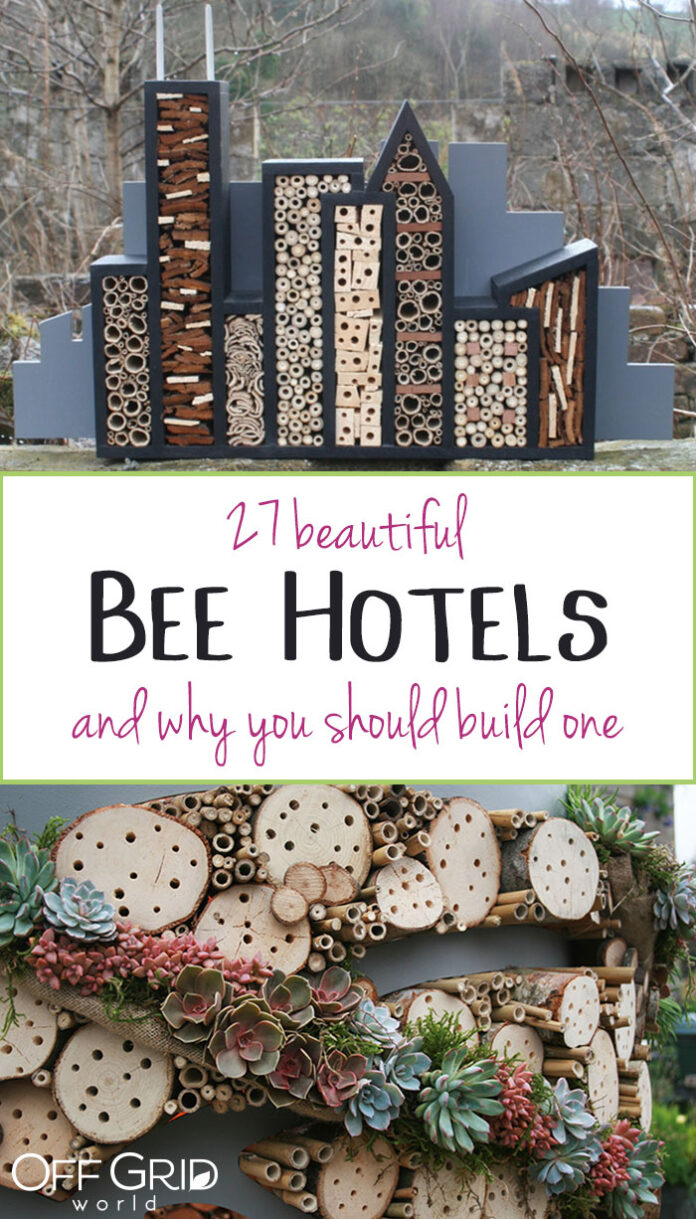 27 Incredibly Beautiful Bee Hotels (And Why You Should Build One) Off