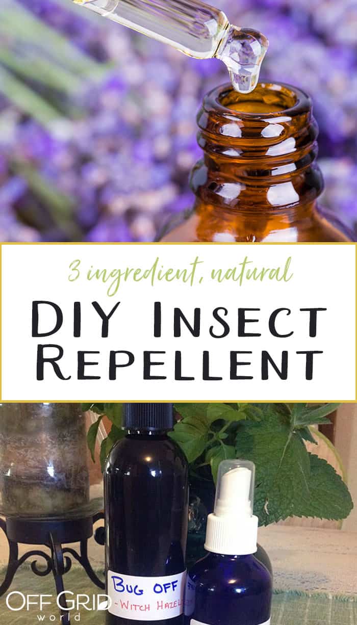 All Natural 3 Ingredient Insect Repellent That Works Off Grid World