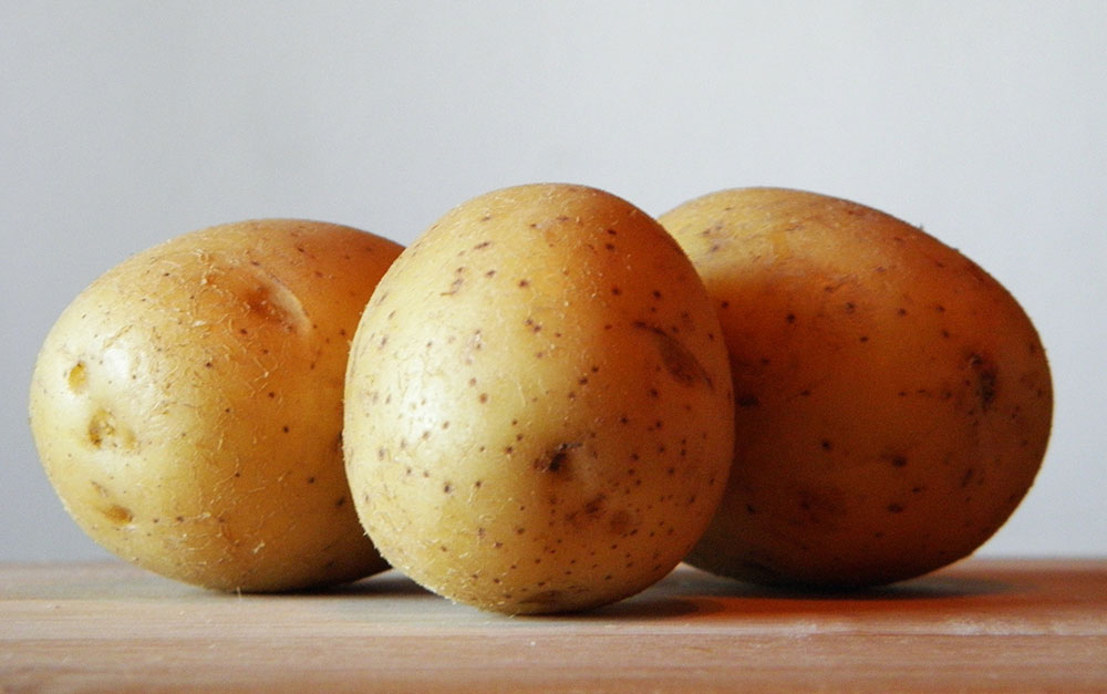 Growing aeroponic potatoes