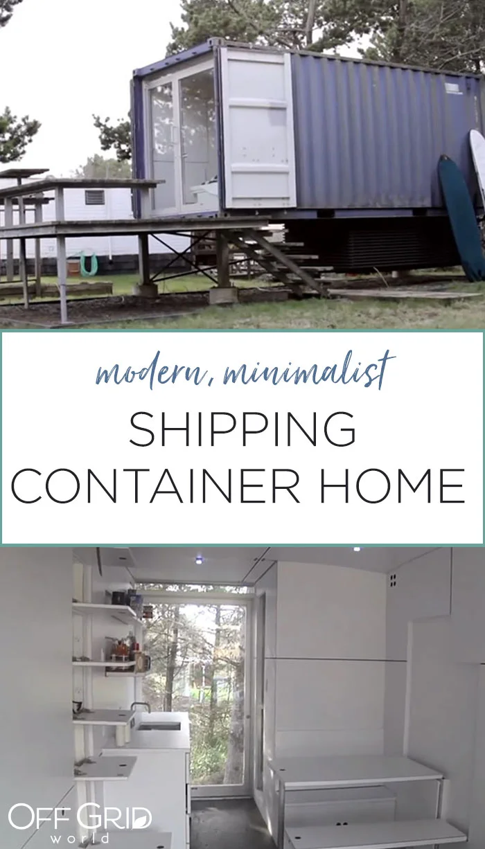 Modern shipping container home