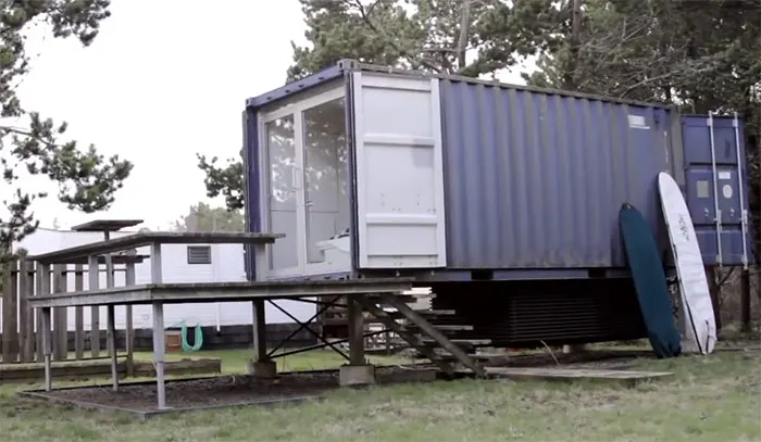 modern shipping container