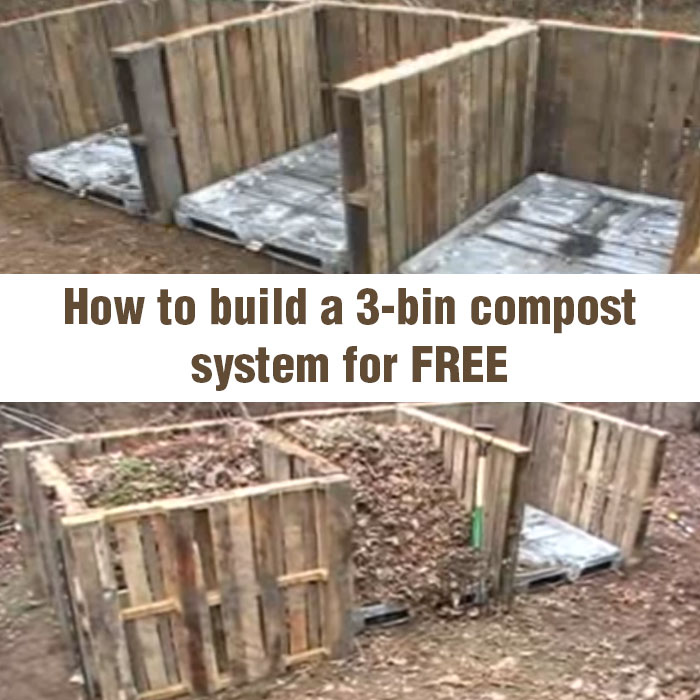 How to Build a 3-bin Compost System for FREE - Off Grid World