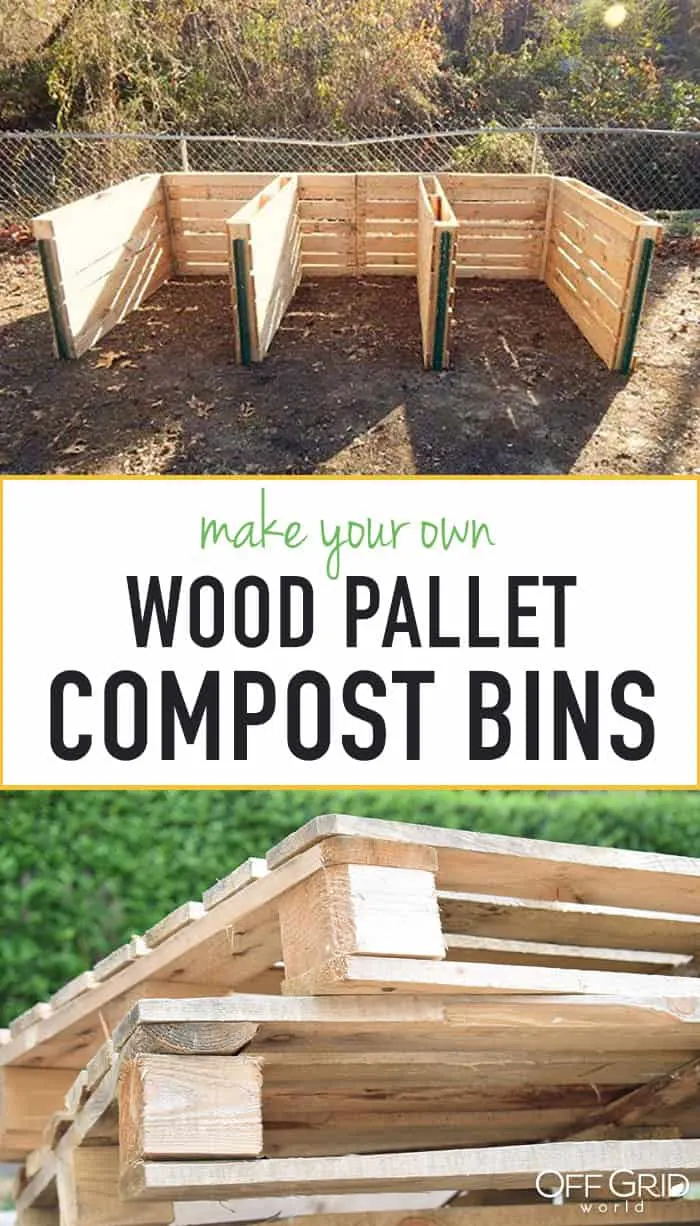 Pallet compost bins