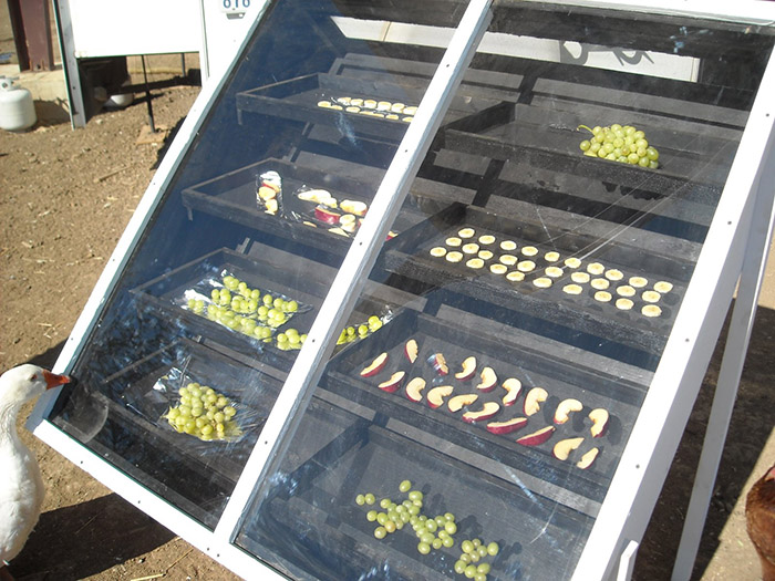 Solar discount drying rack