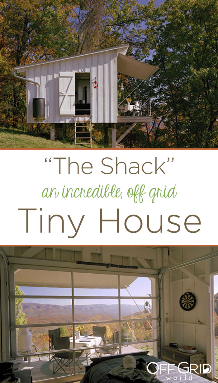 The Shack off grid tiny house