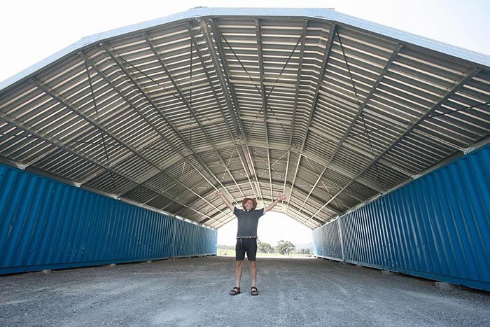 Durable Portable Easy-to-Install Shipping Container Roof 