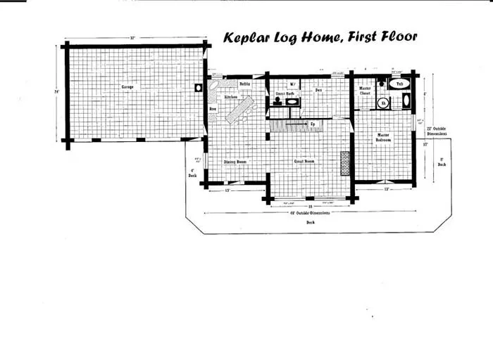 Log cabin floor plans