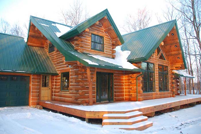 Beautiful log cabin