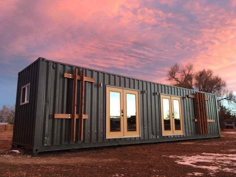 The "Intellectual" Tiny Home Is Sleek, Modern Design In A....Shipping Container?!?
