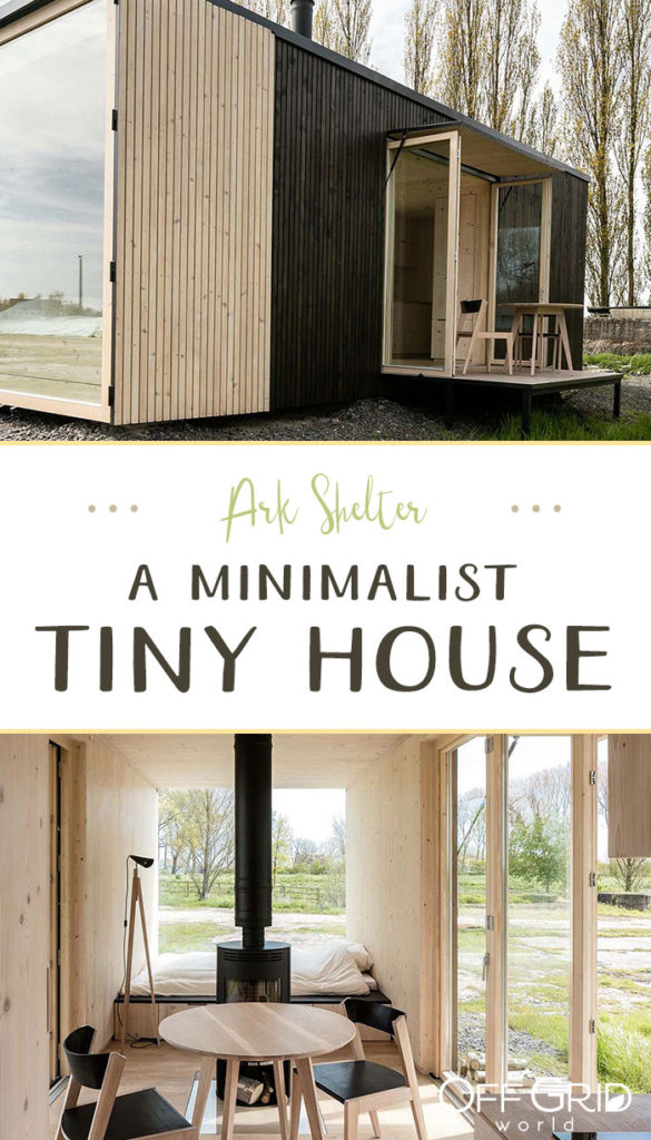 Image showcasing Ark Shelter Tiny Home Provides Luxury Off Grid Living - Off Grid World