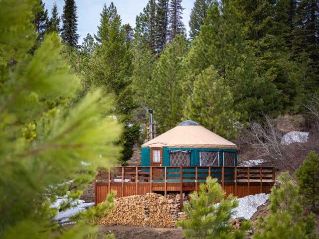 Picture of This Couple Lives Year Round In Their Off Grid Yurt - Off Grid World