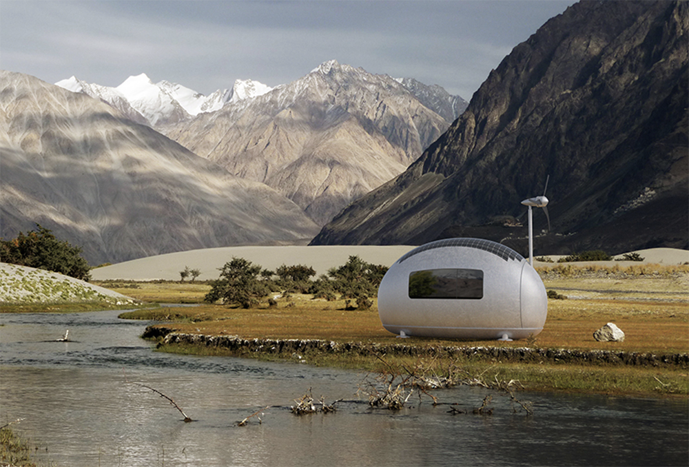 ecocapsule off grid home