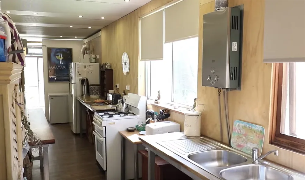 off grid shipping container home