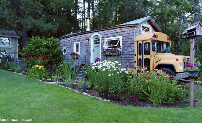 Extraordinary School Bus Tiny House With Shipping ...