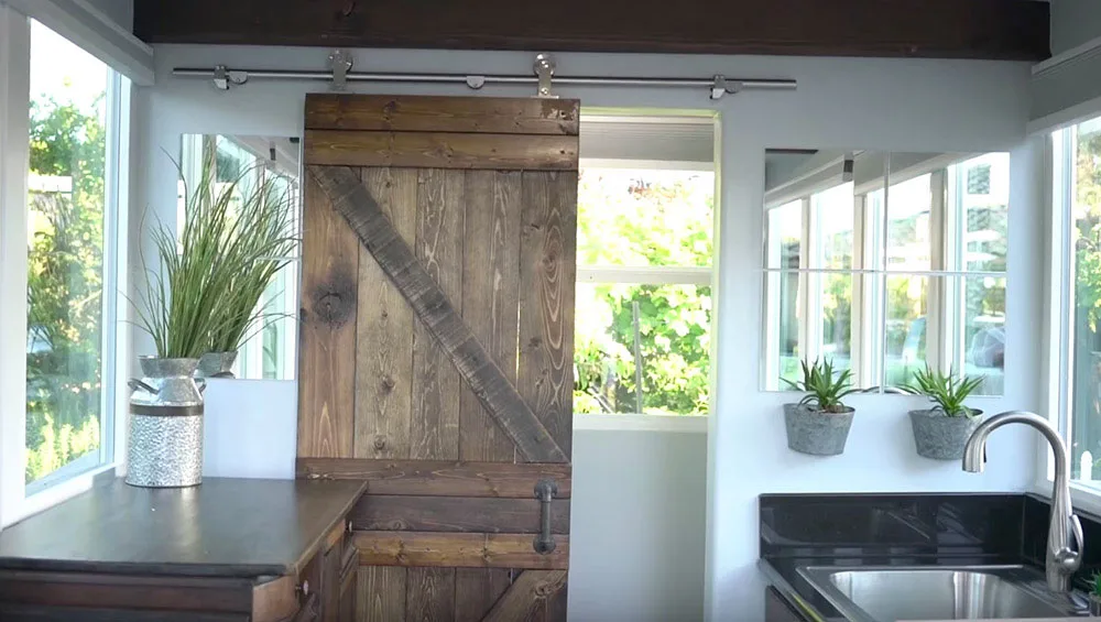 container home sliding doors