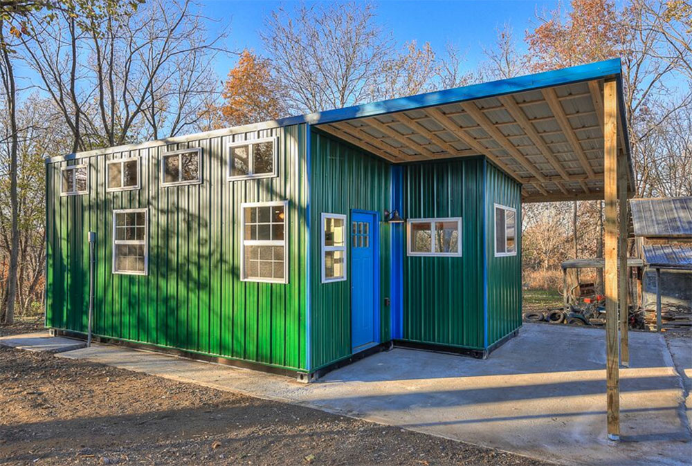 Custom shipping container home