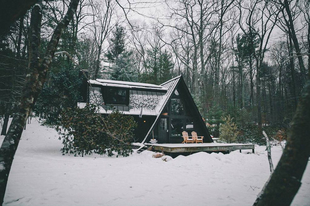 Off grid tiny cabin