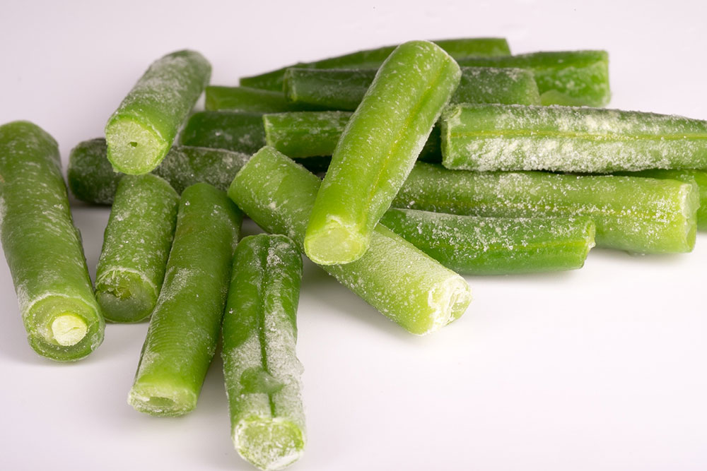 Freezing homegrown vegetables