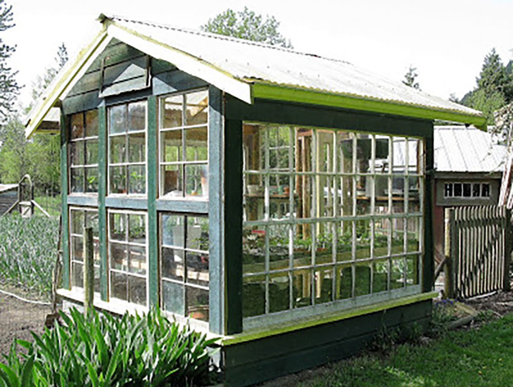 Vintage Window Greenhouse 9