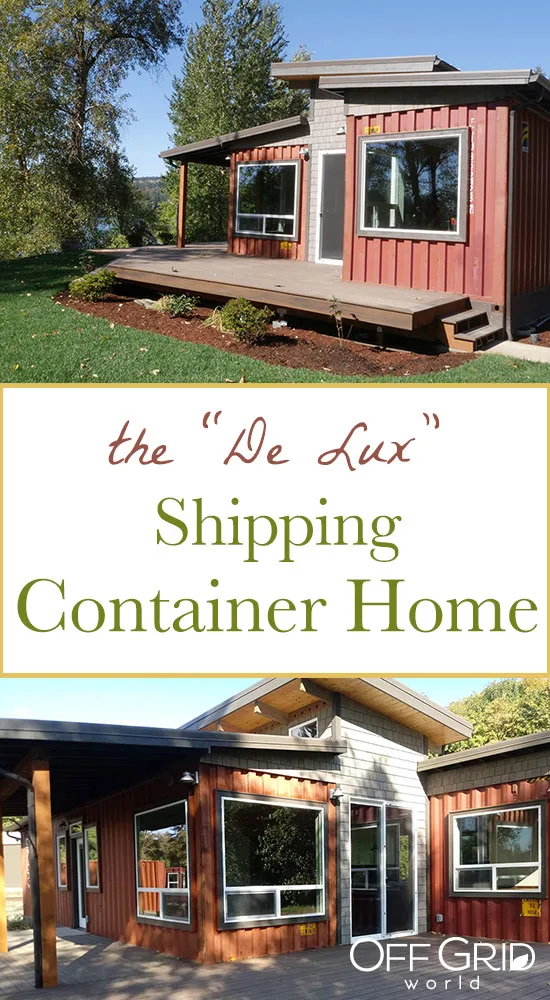 deluxe shipping container home