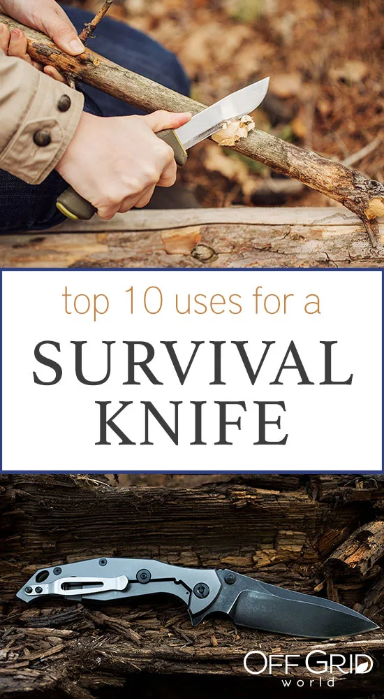 Uses for a survival knife