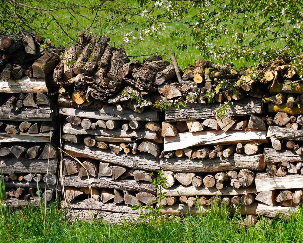 Firewood for heating
