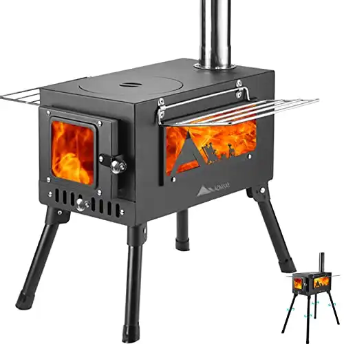 Aomxay wood burning portable tent stove