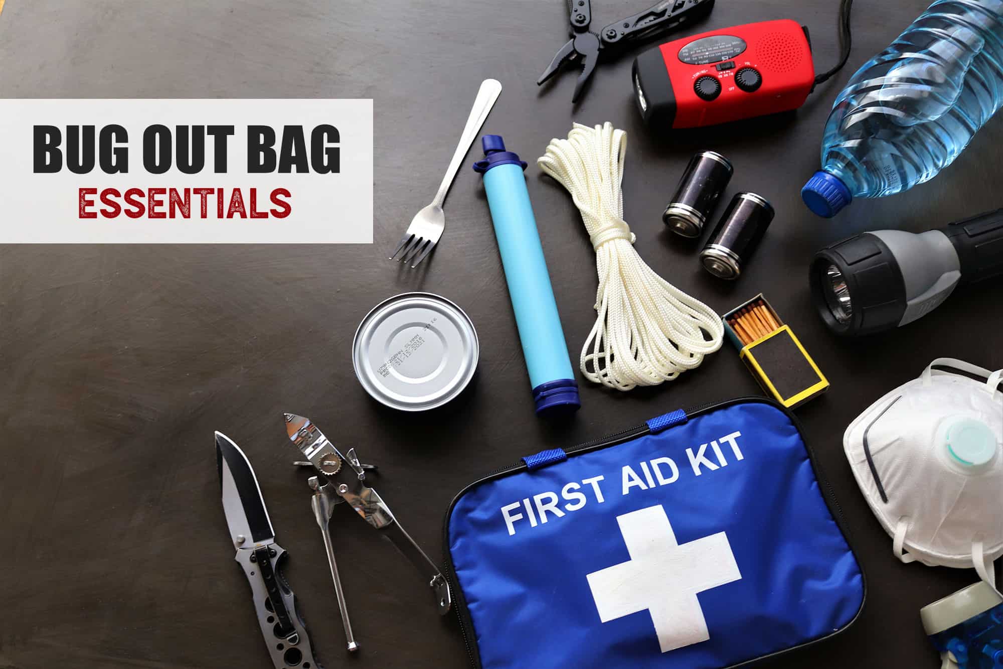 Bug Out Bag List | Survival, Bug out bag, Survival items