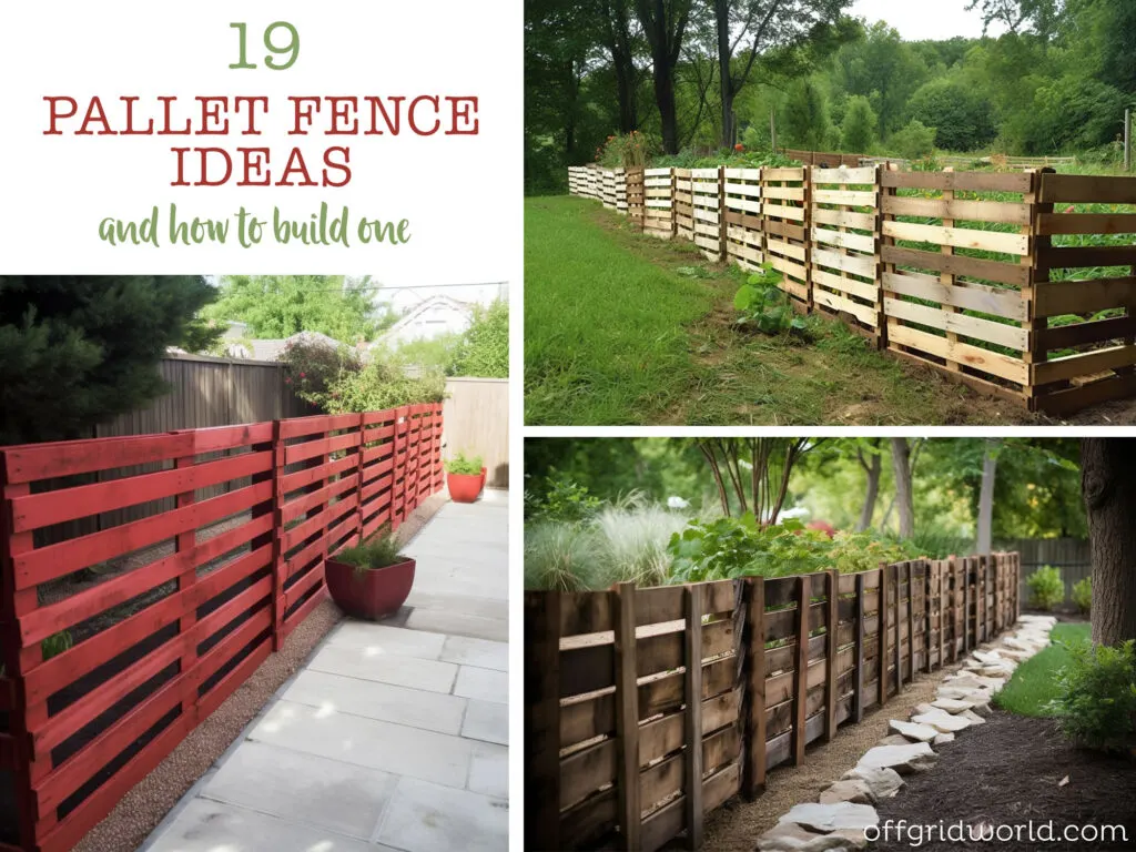 pallet fence ideas