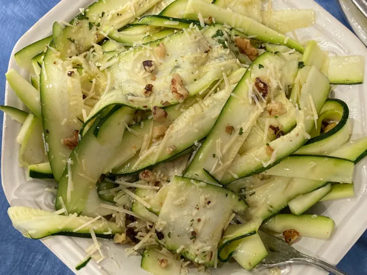 zucchini ribbon salad